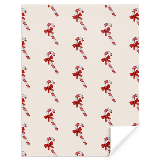 Candy Cain Gift Wrap