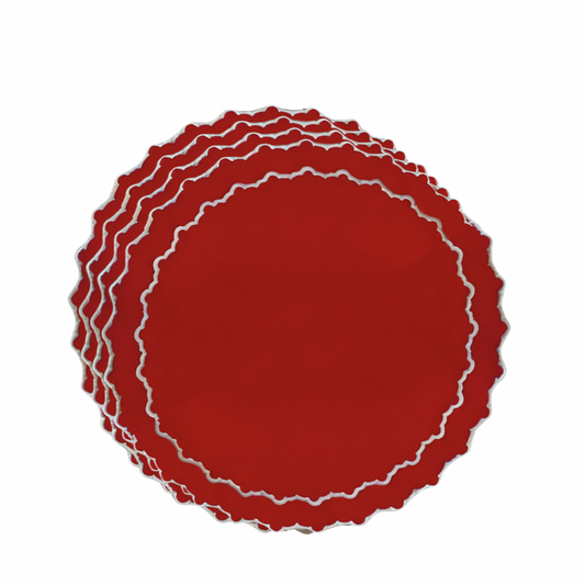 Fern Placemat in Red